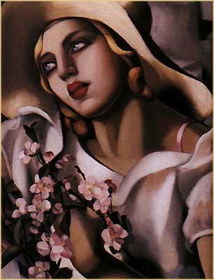 el sombrero de paja 1930 1 contemporánea Tamara de Lempicka Pintura al óleo